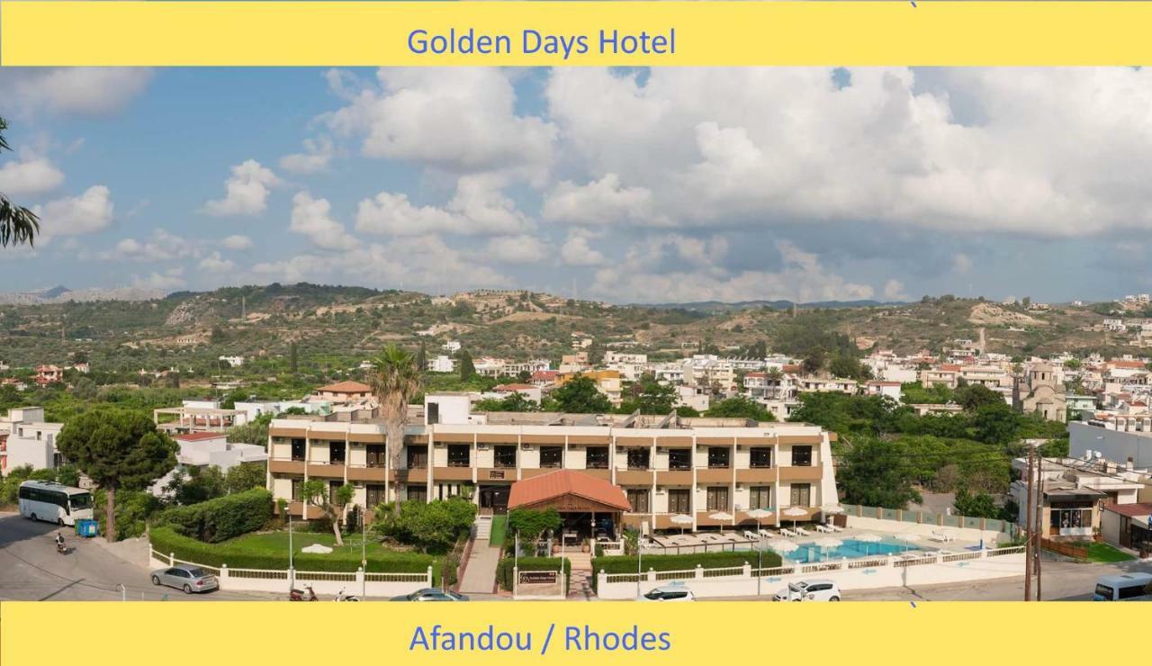 Golden Days Hotell Afantou Exteriör bild